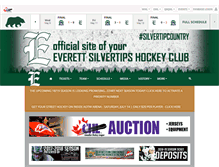 Tablet Screenshot of everettsilvertips.com